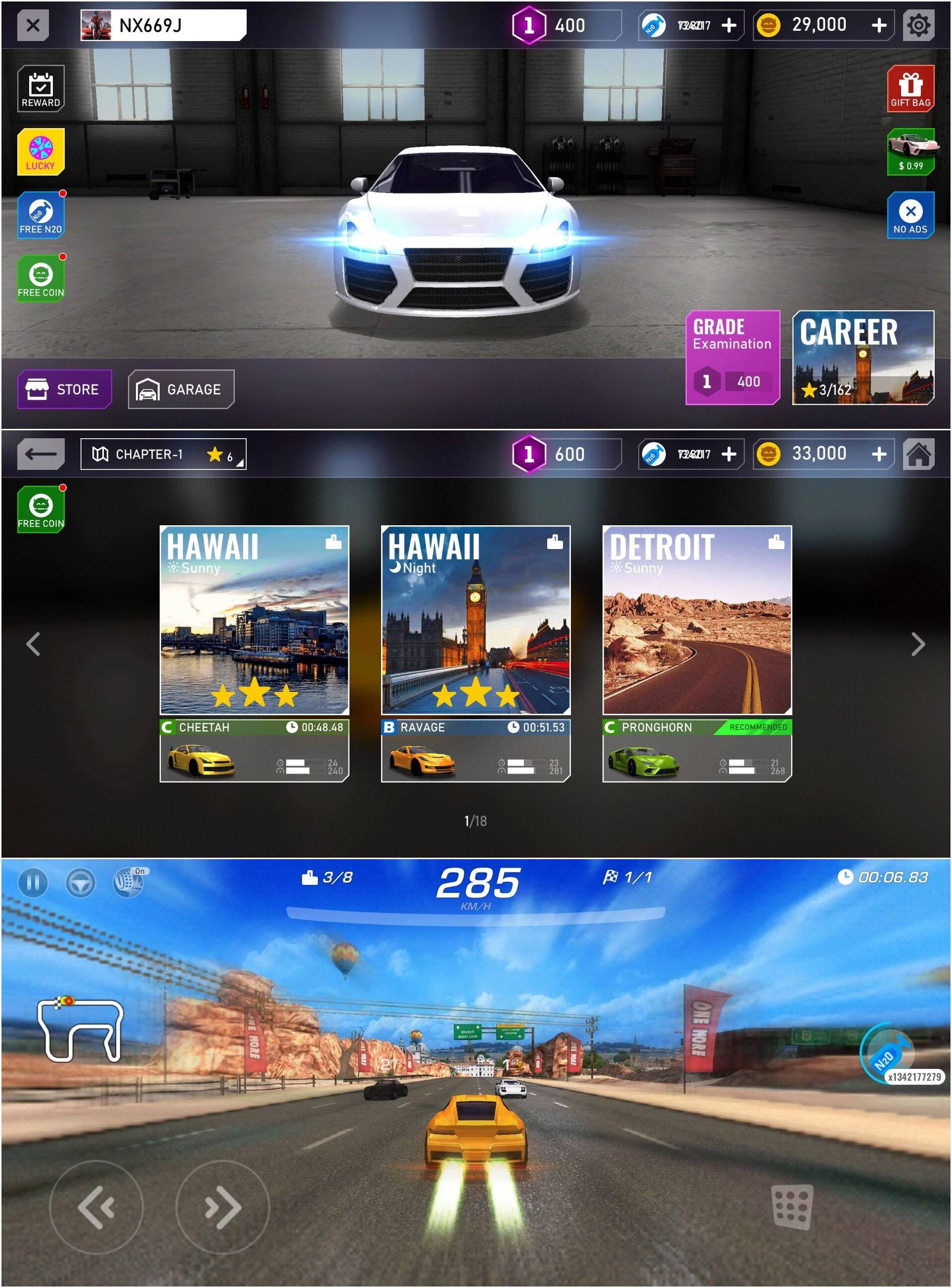 极速赛车 v1.0.21 无限氮气-吾爱技术网